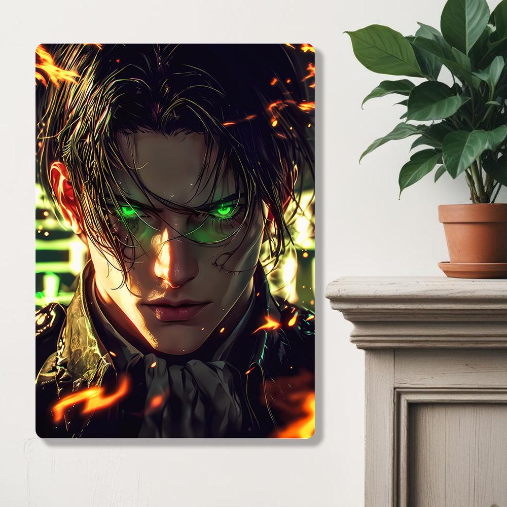 Levi Ackerman - Attack On Titan - Metal Poster - Losstail