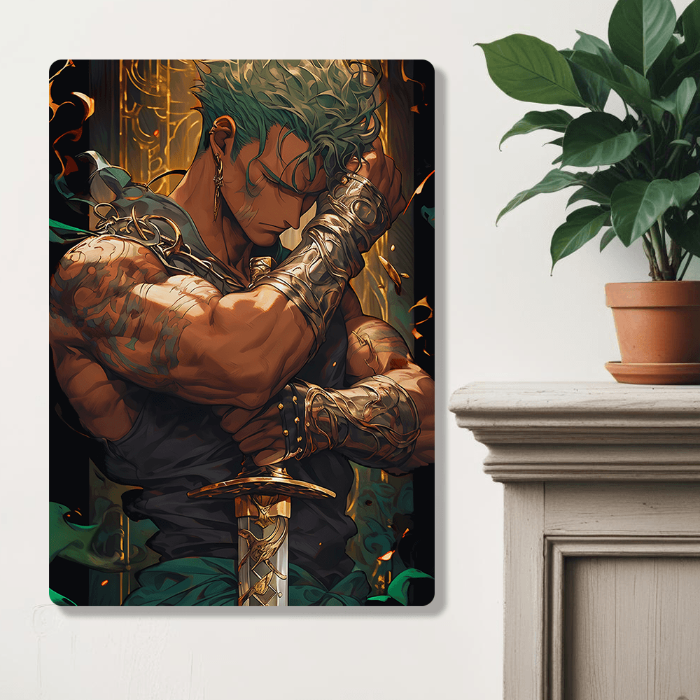 Roronoa Zoro - Onepiece - Metal Poster - Losstail.