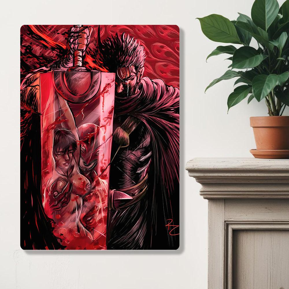 Guts - Berserk - Metal Poster - Losstail