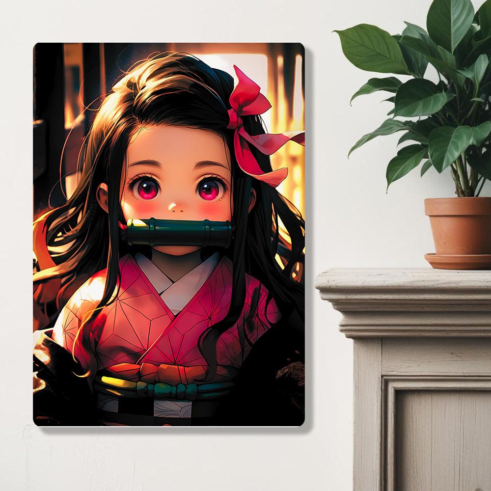 Kid Nezuko - Demon Slayer - Metal Poster - Losstail - LOSSTAIL