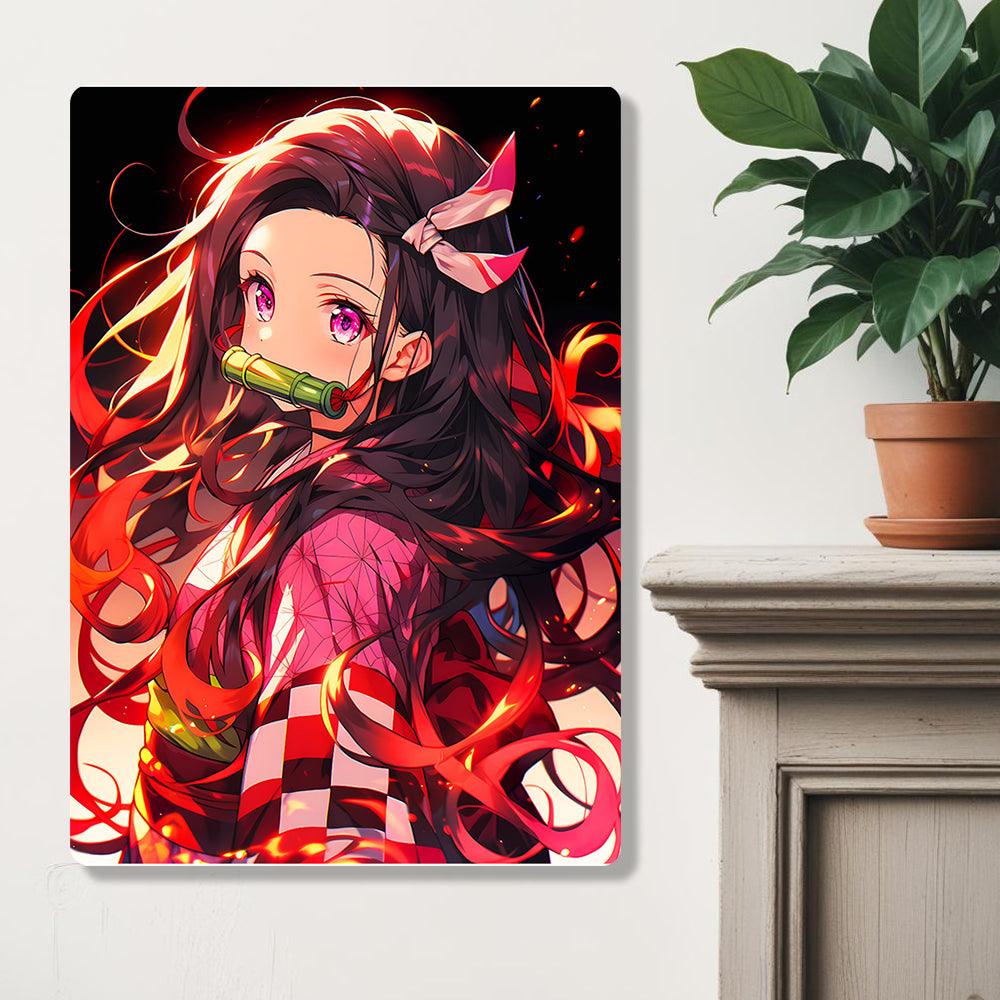 Nezuko Kamado - Demon Slayer - Metal Poster - Losstail - LOSSTAIL