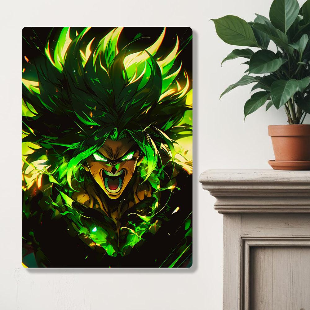 Broly - Dragon Ball - Metal Poster - Losstail - LOSSTAIL