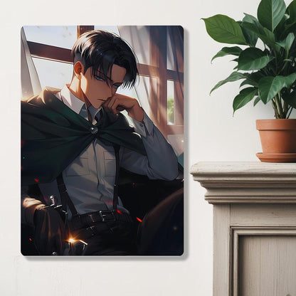 Levi Ackerman - Attack On Titan - Metal Poster - Losstail