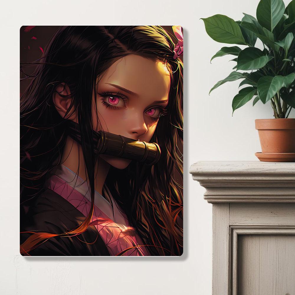 Nezuko Kamado - Demon Slayer - Metal Poster - Losstail - LOSSTAIL