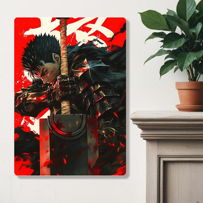 Guts  - Berserk - Metal Poster - Losstail