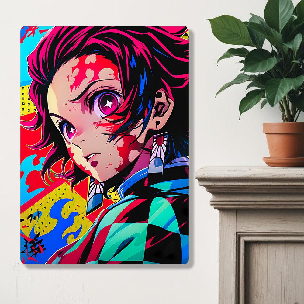 Tanjiro Kamado- Demon Slayer - Metal Poster - Losstail - LOSSTAIL