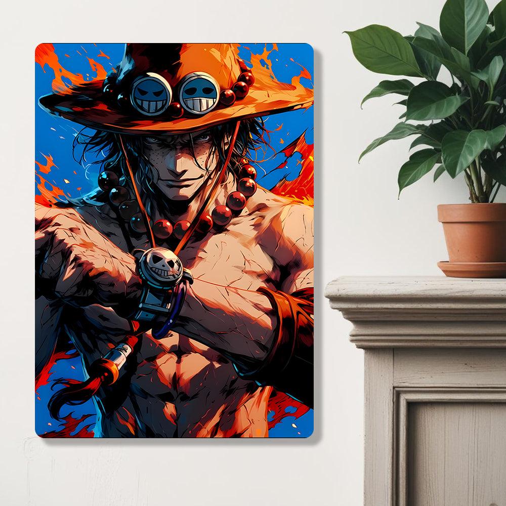 Portgas D Ace -Onepiece - Metal Poster - Losstail.