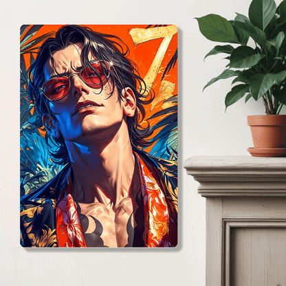 Portgas D Ace - Onepiece - Metal Poster - Losstail.