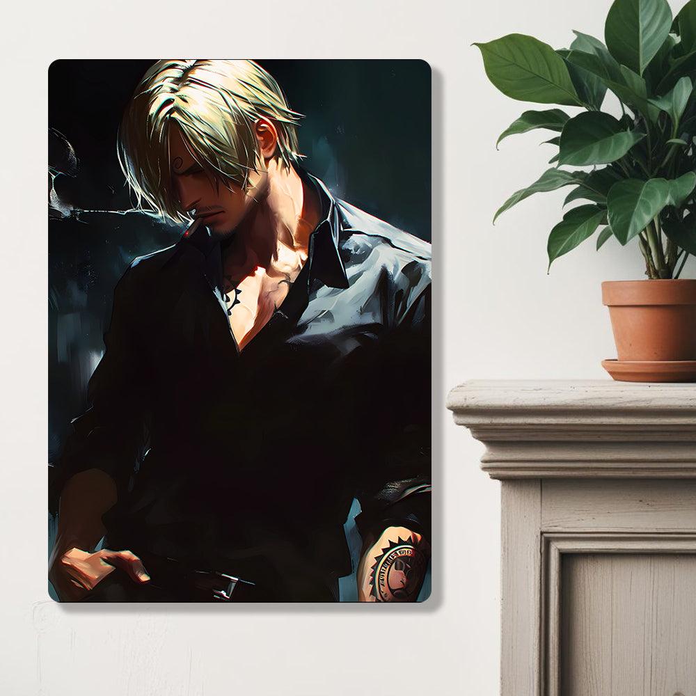 Vinsmoke Sanji - Onepiece - Metal Poster - Losstail.