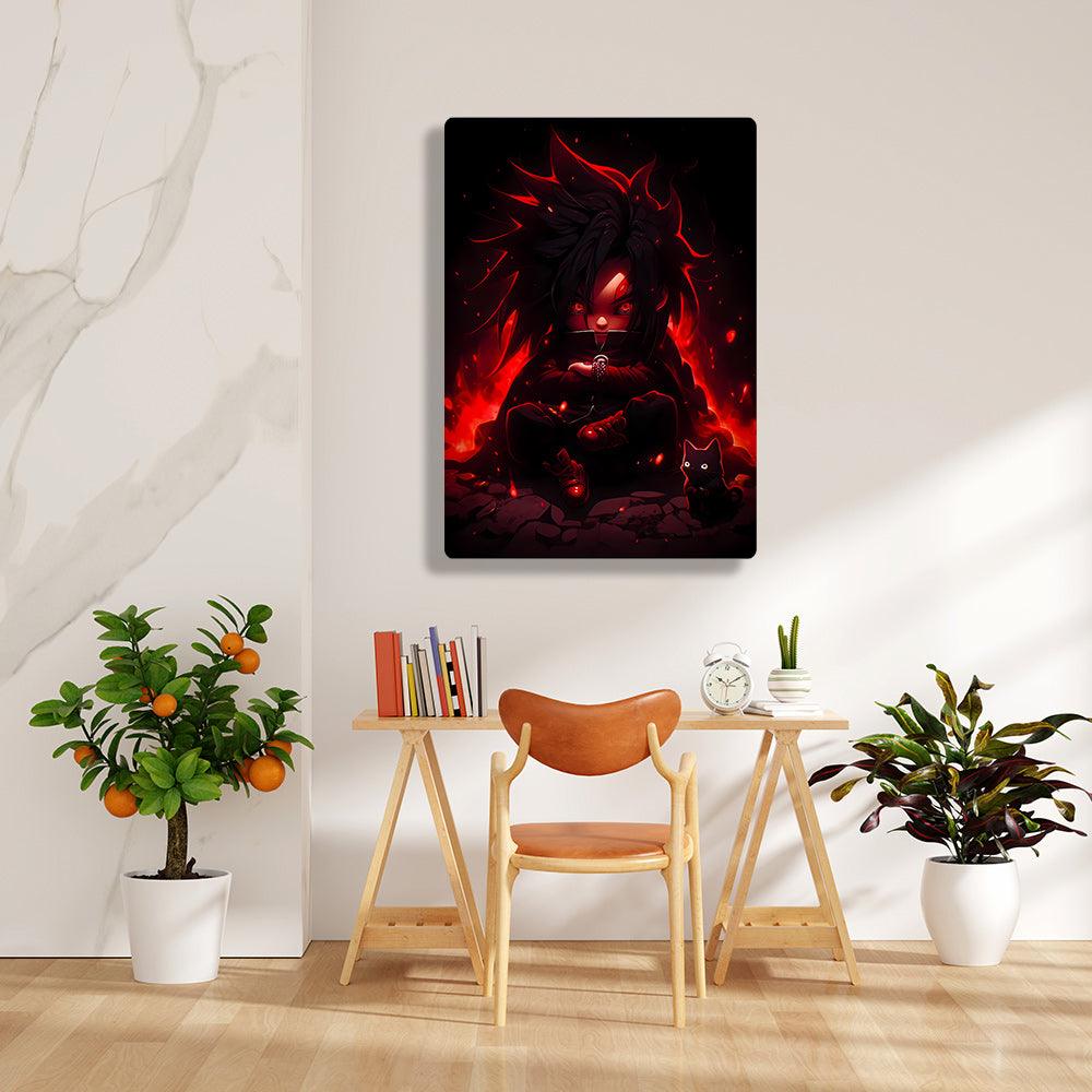 Kid Madara Uchiha - Naruto - Metal Poster - Losstail.