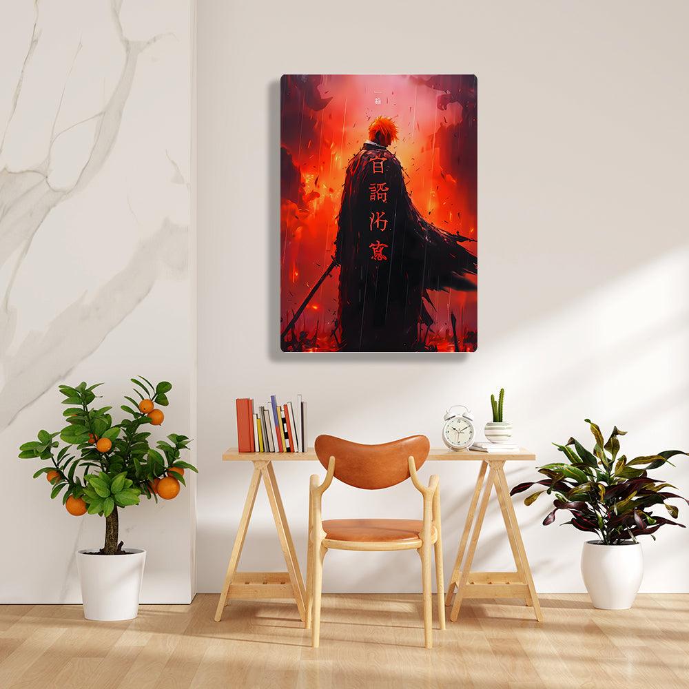 Ichigo Kurosaki - Bleach - Metal Poster - Losstail - LOSSTAIL