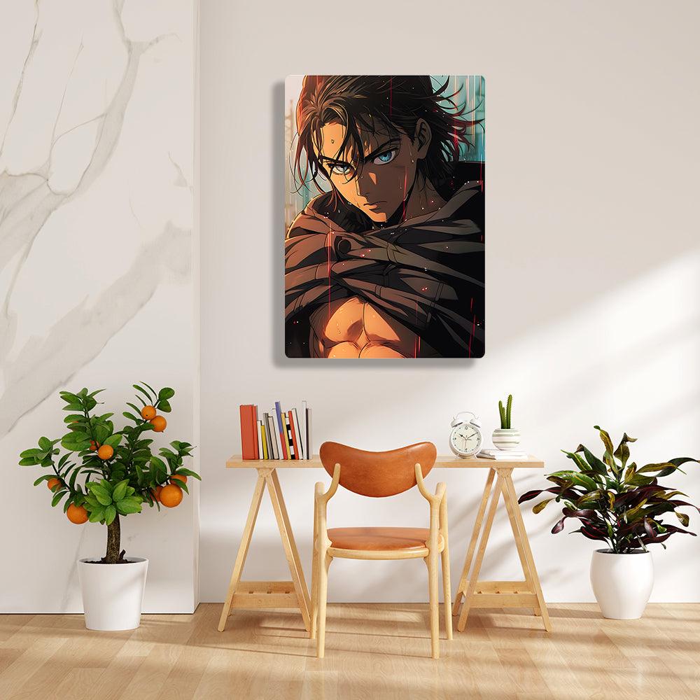 Eren Yeager - Attack On Titan - Metal Poster - Losstail