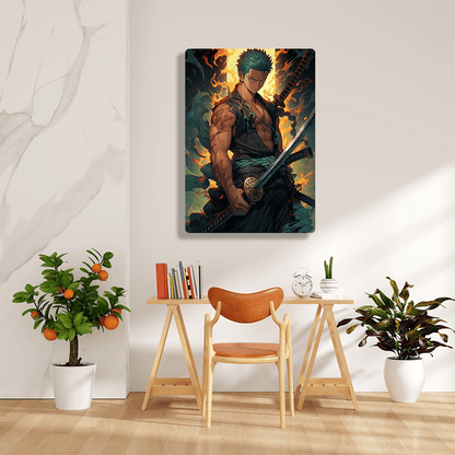 Roronoa Zoro - Onepiece - Metal Poster - Losstail.