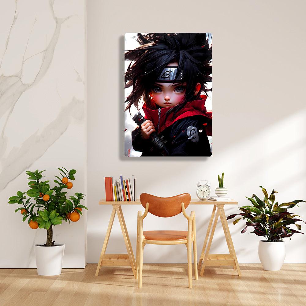 Kid Sasuke - Naruto - Metal Poster - Losstail.