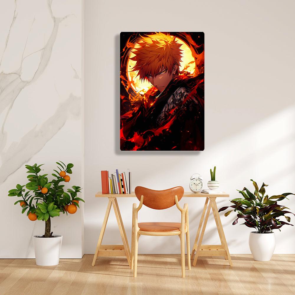 Ichigo Kurosaki - Bleach - Metal Poster - Losstail - LOSSTAIL