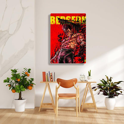 Guts - Berserk - Metal Poster - Losstail - LOSSTAIL