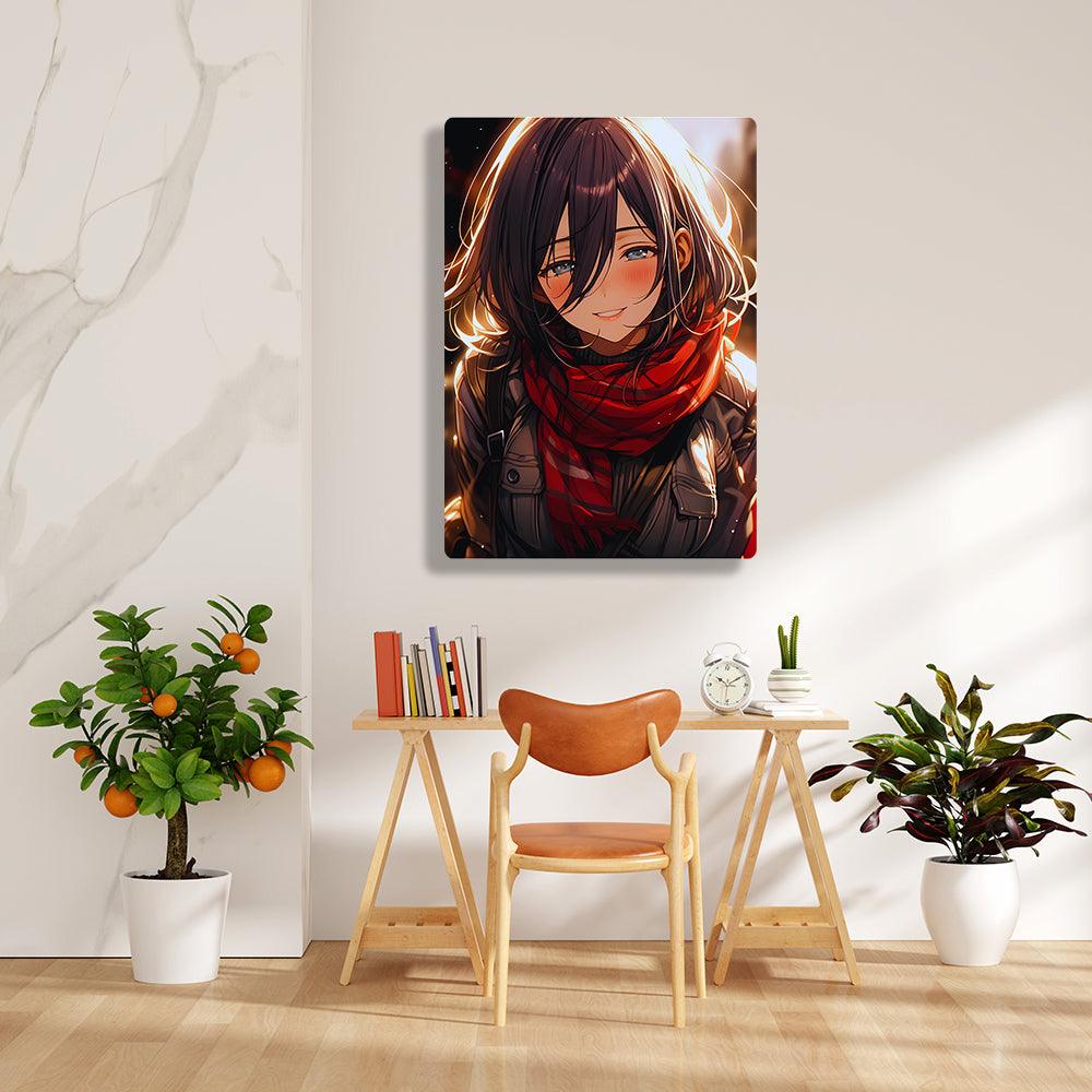 Mikasa Ackerman - Attack On Titan - Metal Poster - Losstail