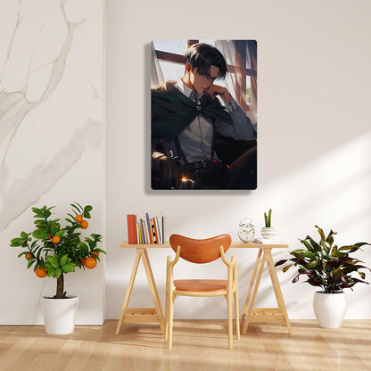 Levi Ackerman - Attack On Titan - Metal Poster - Losstail