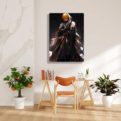 Ichigo Kurosaki - Bleach - Metal Poster - Losstail - LOSSTAIL