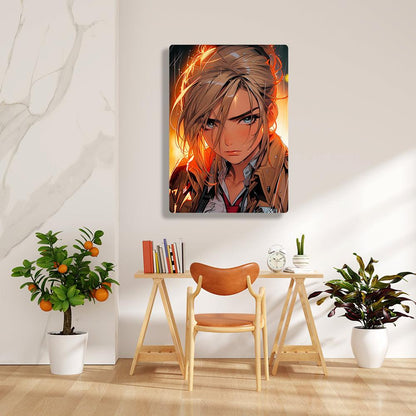 Annie Leonhardt - Attack On Titan - Metal Poster - Losstail