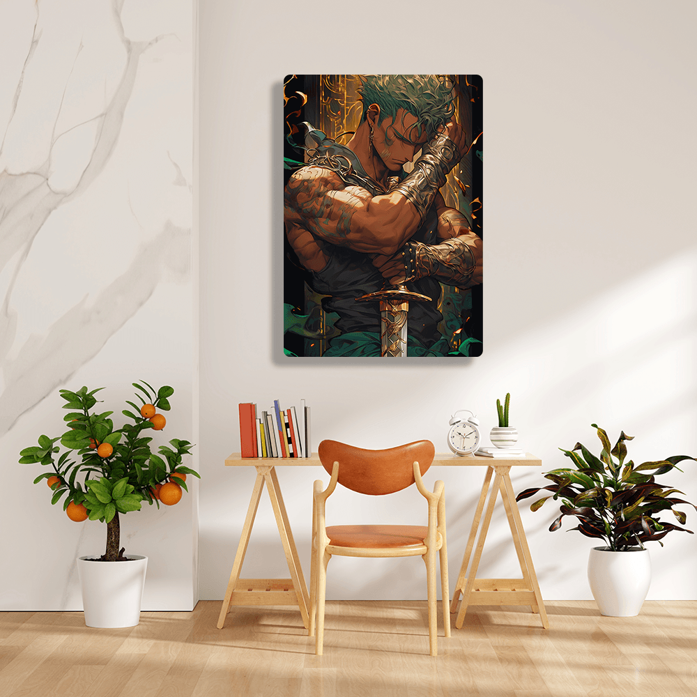 Roronoa Zoro - Onepiece - Metal Poster - Losstail.