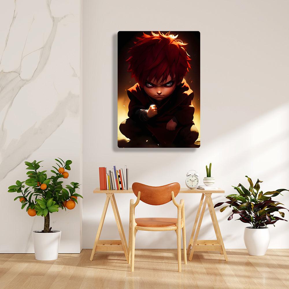 Kid Gaara - Naruto - Metal Poster - Losstail.