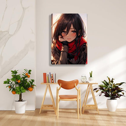 Mikasa Ackerman - Attack On Titan - Metal Poster - Losstail