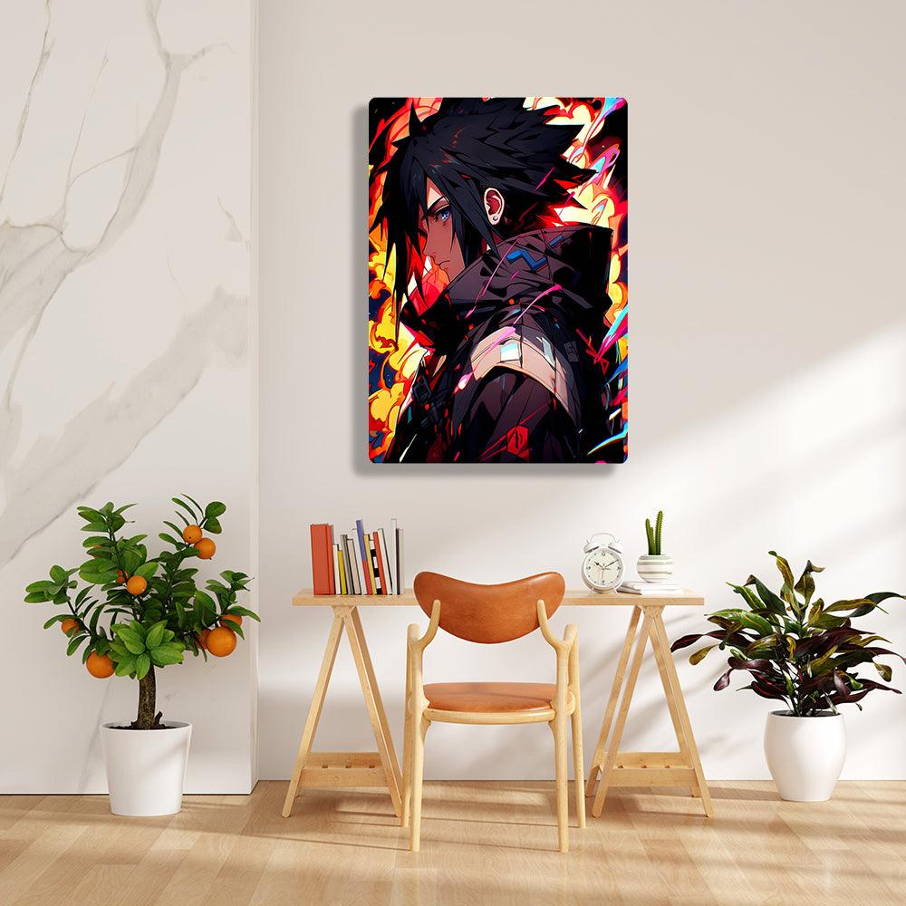 Sasuke Uchiha - Naruto - Metal Poster - Losstail