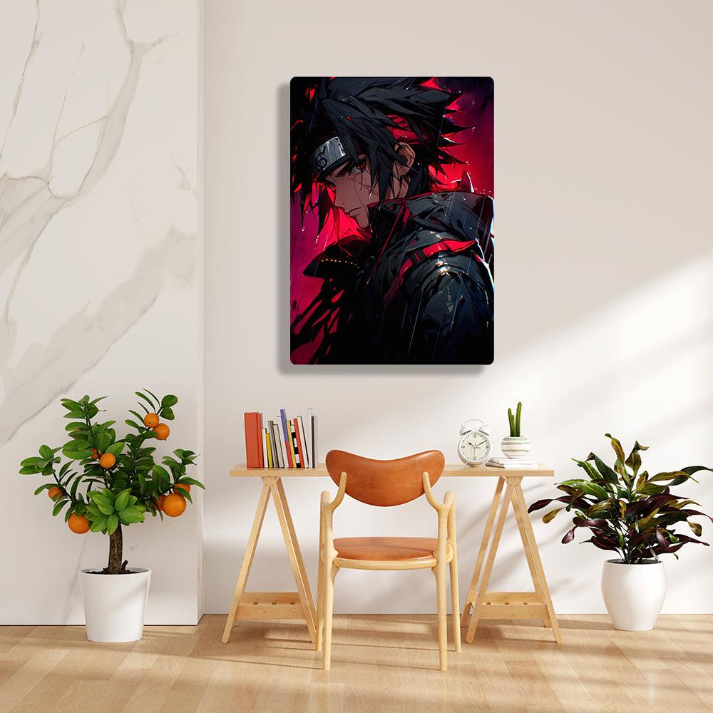 Sasuke Uchiha - Naruto - Metal Poster - Losstail