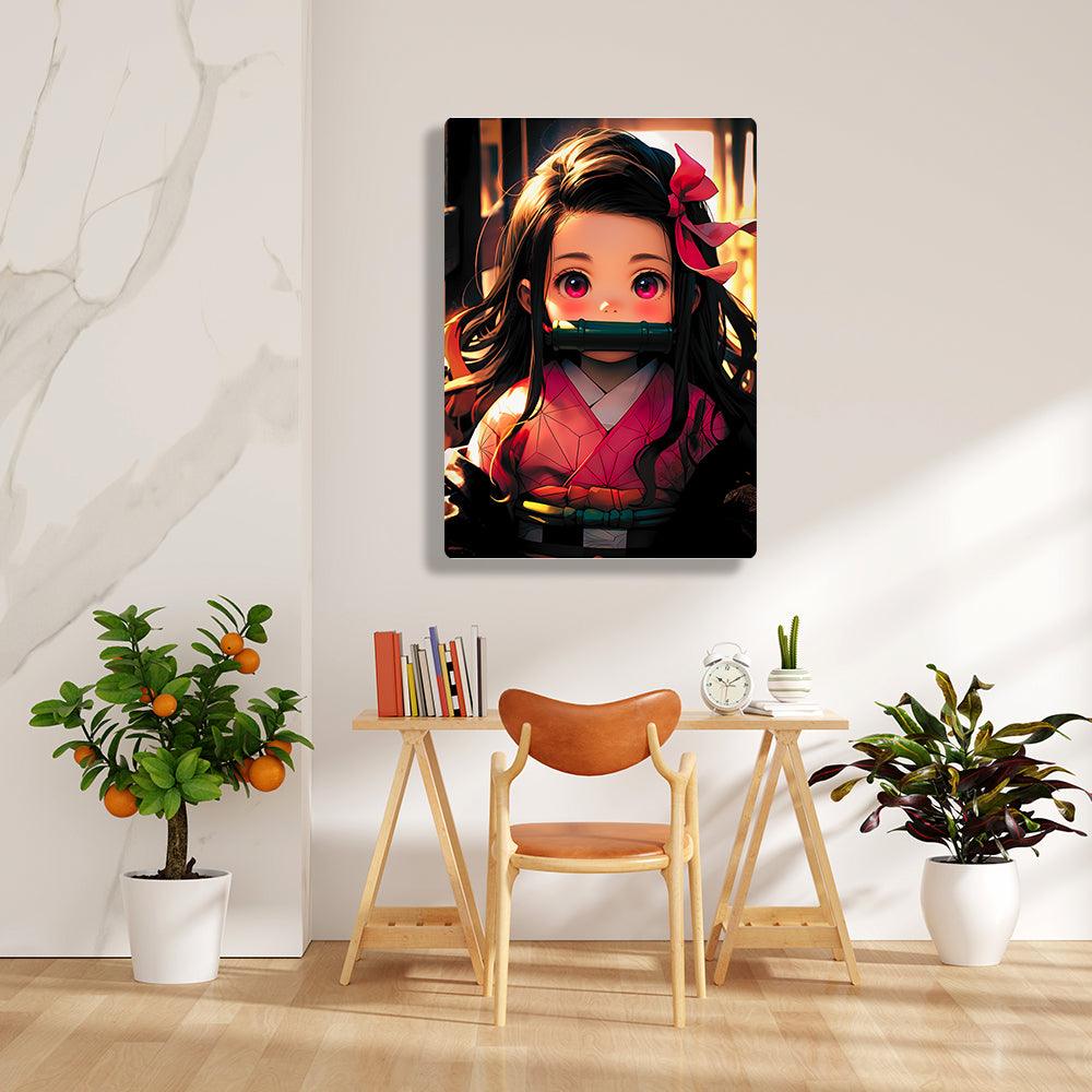 Kid Nezuko - Demon Slayer - Metal Poster - Losstail - LOSSTAIL