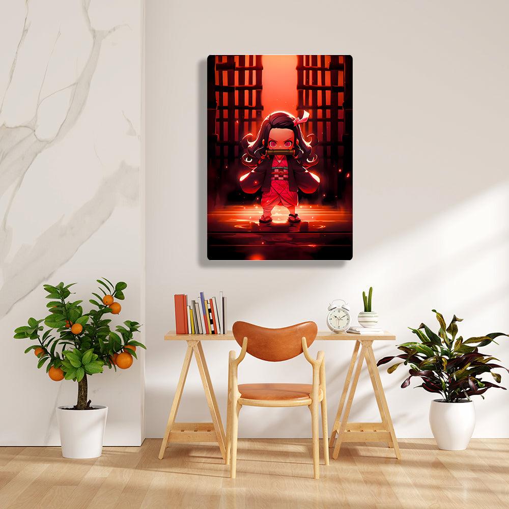 Nezuko Kamado - Demon Slayer - Metal Poster - Losstail - LOSSTAIL