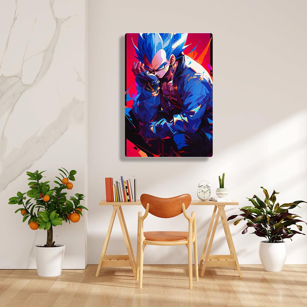 Vegeta - Dragon Ball - Metal Poster - Losstail - LOSSTAIL