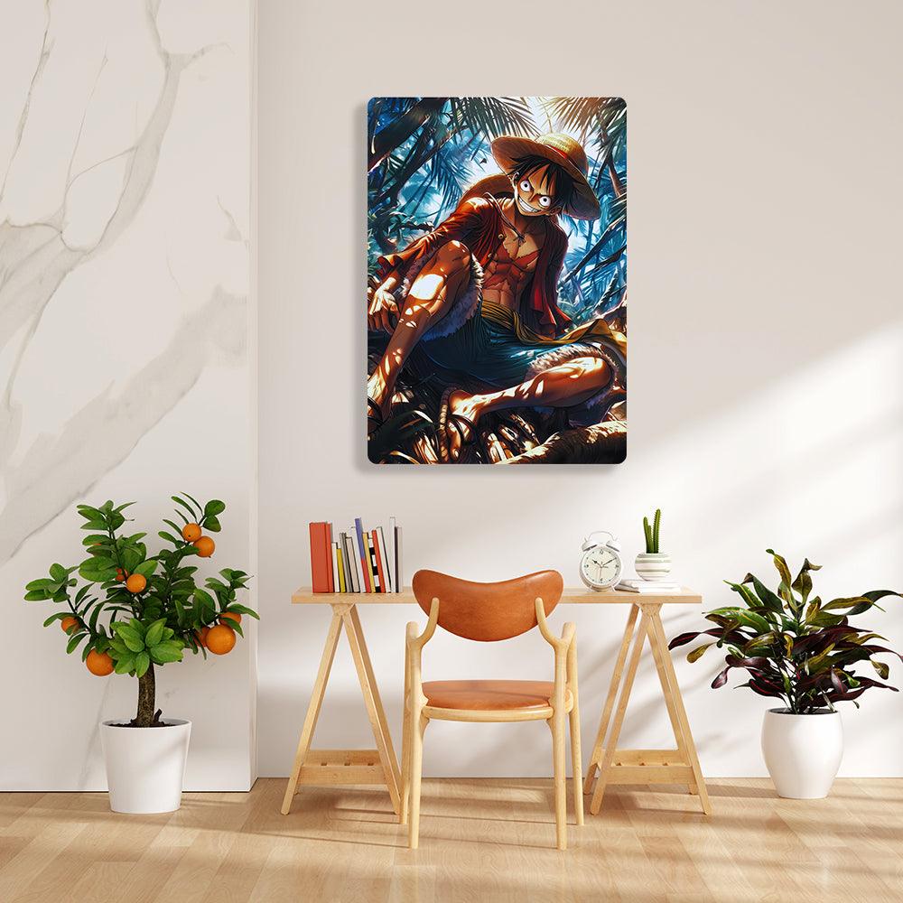 Monkey D Luffy - Onepiece - Metal Poster - Losstail.