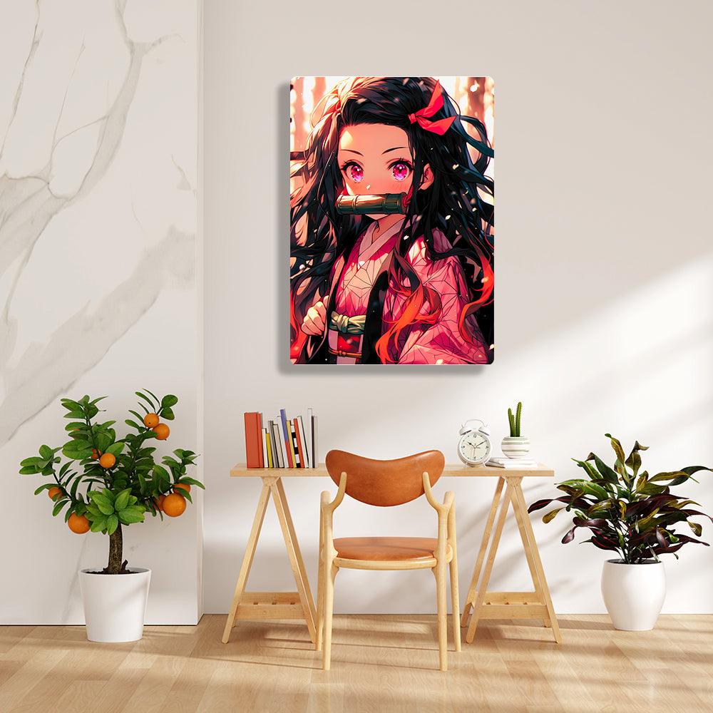 Nezuko Kamado - Demon Slayer - Metal Poster - Losstail - LOSSTAIL