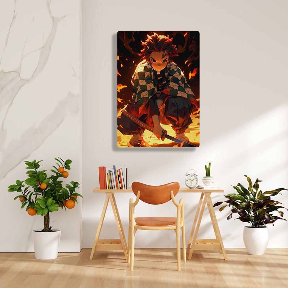 Tanjiro Kamado - Demon Slayer - Metal Poster - Losstail - LOSSTAIL