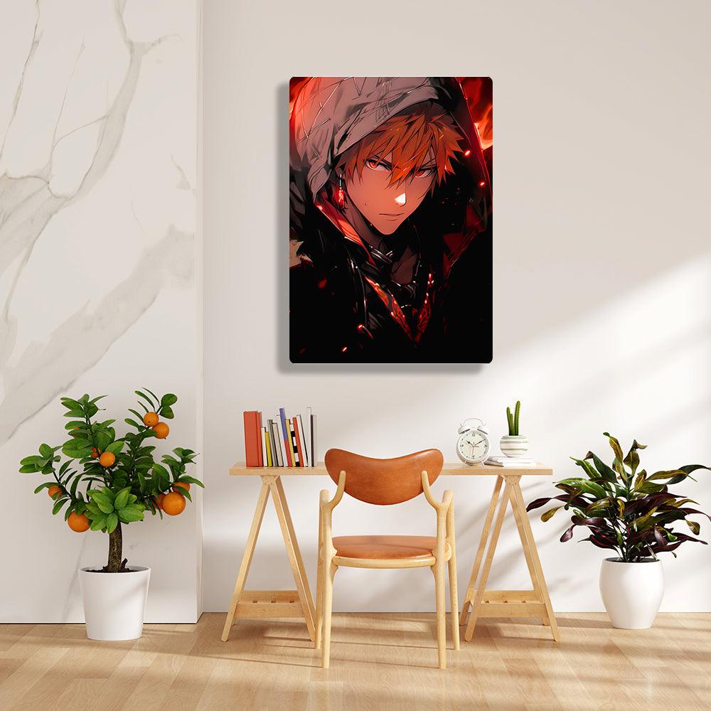 Ichigo Kurosaki - Bleach - Metal Poster - Losstail - LOSSTAIL