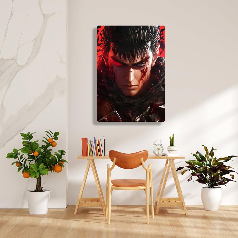 Guts  - Berserk - Metal Poster - Losstail