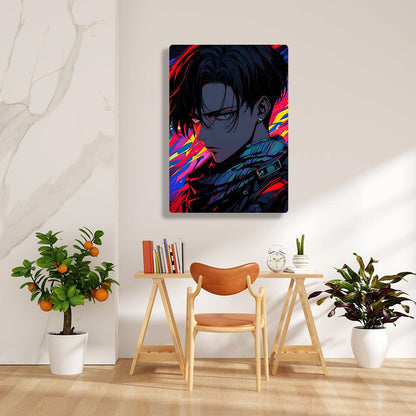 Levi Ackerman - Attack On Titan - Metal Poster - Losstail