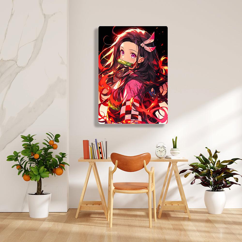 Nezuko Kamado - Demon Slayer - Metal Poster - Losstail - LOSSTAIL