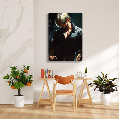 Vinsmoke Sanji - Onepiece - Metal Poster - Losstail.