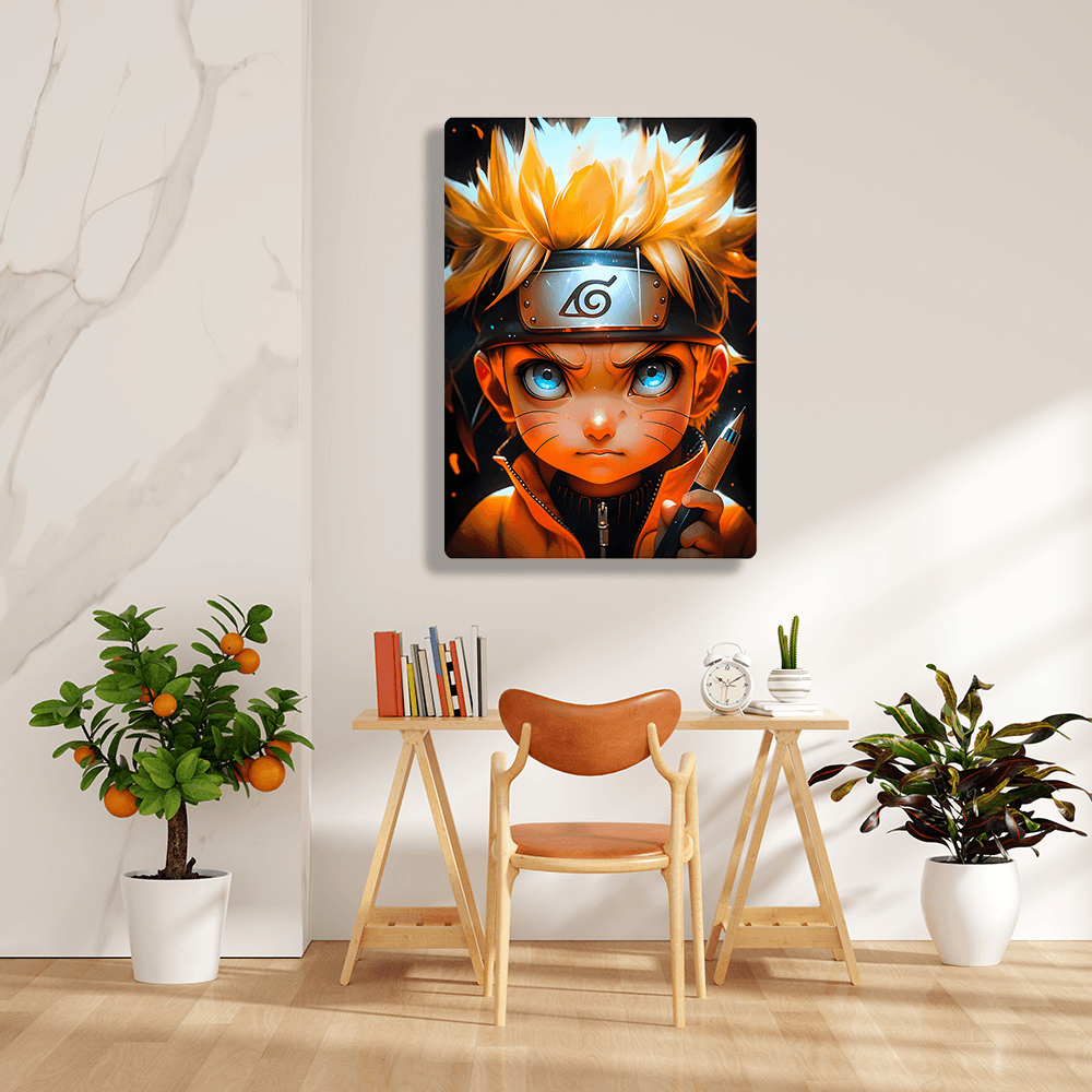 Kid Naruto - Naruto - Metal Poster - Losstail.