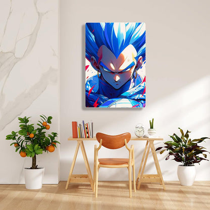 Vegeta - Dragon Ball - Metal Poster - Losstail - LOSSTAIL