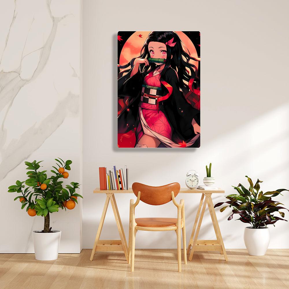 Nezuko Kamado - Demon Slayer - Metal Poster - Losstail - LOSSTAIL