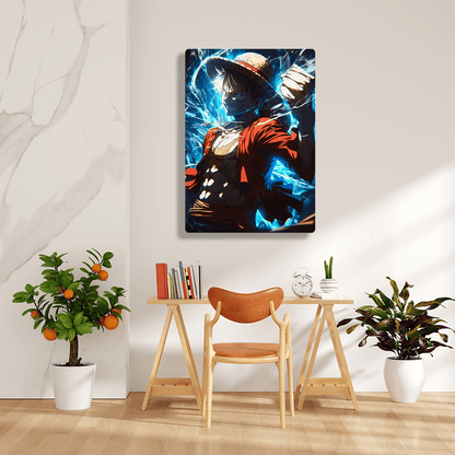 Monkey D Luffy - Onepiece - Metal Poster - Losstail.