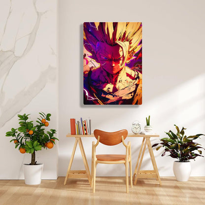 Gohan - Dragon Ball - Metal Poster - Losstail - LOSSTAIL