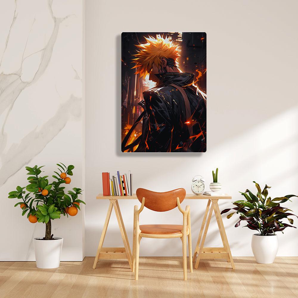 Ichigo Kurosaki - Bleach - Metal Poster - Losstail - LOSSTAIL