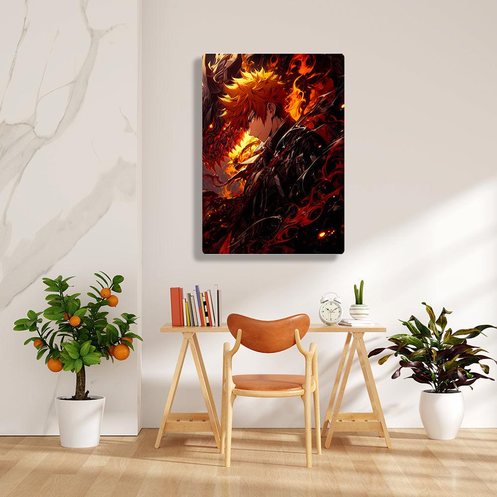 Ichigo Kurosaki - Bleach - Metal Poster - Losstail - LOSSTAIL