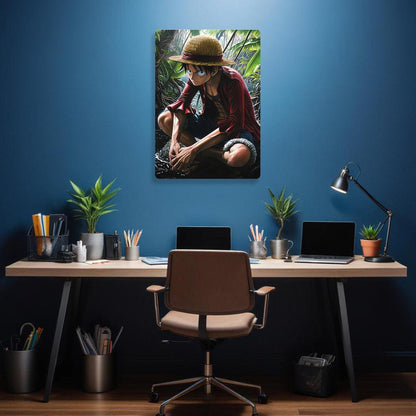 Monkey D Luffy - Onepiece - Metal Poster - Losstail.