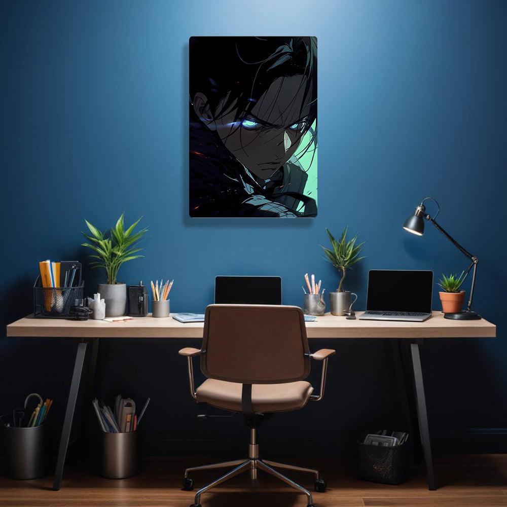 Levi Ackerman - Attack On Titan - Metal Poster - Losstail