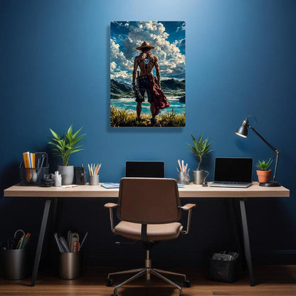 Portgas D Ace - Onepiece - Metal Poster - Losstail.